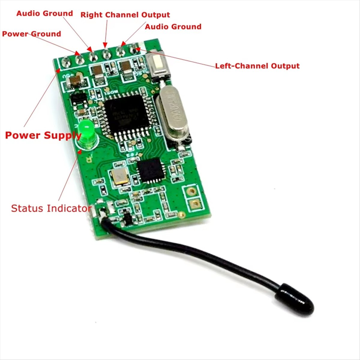 Nrf24L01 Module Wireless - A85P 2.4G NRF24L01 Wireless Digital Audio