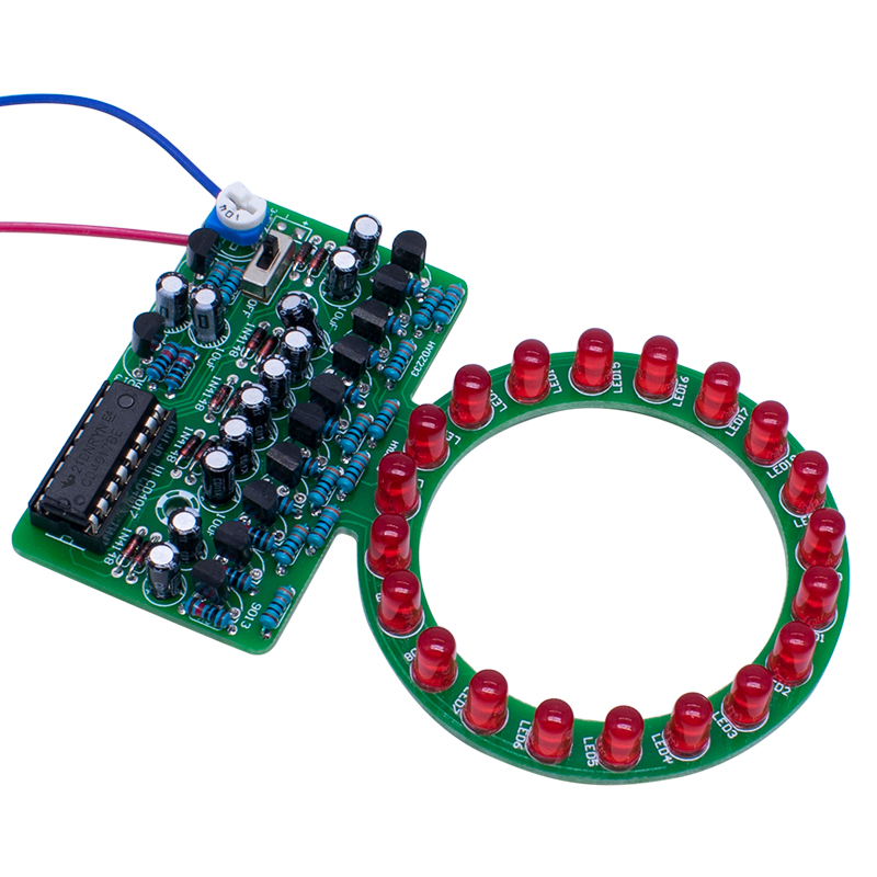 CD4017 Ring Gradient LED Flowi - Diy Electronics Kits For Kids ulasan dan harga
