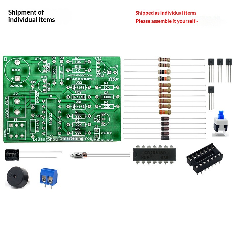 Motorcycle Vibration Anti-Thef - Diy Motorcycle Electronics ulasan dan harga