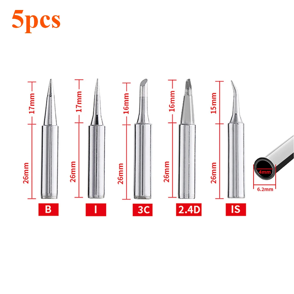 5PCS/10PCS Soldering Iron Tips - Diy Motorcycle Electronics ulasan dan harga