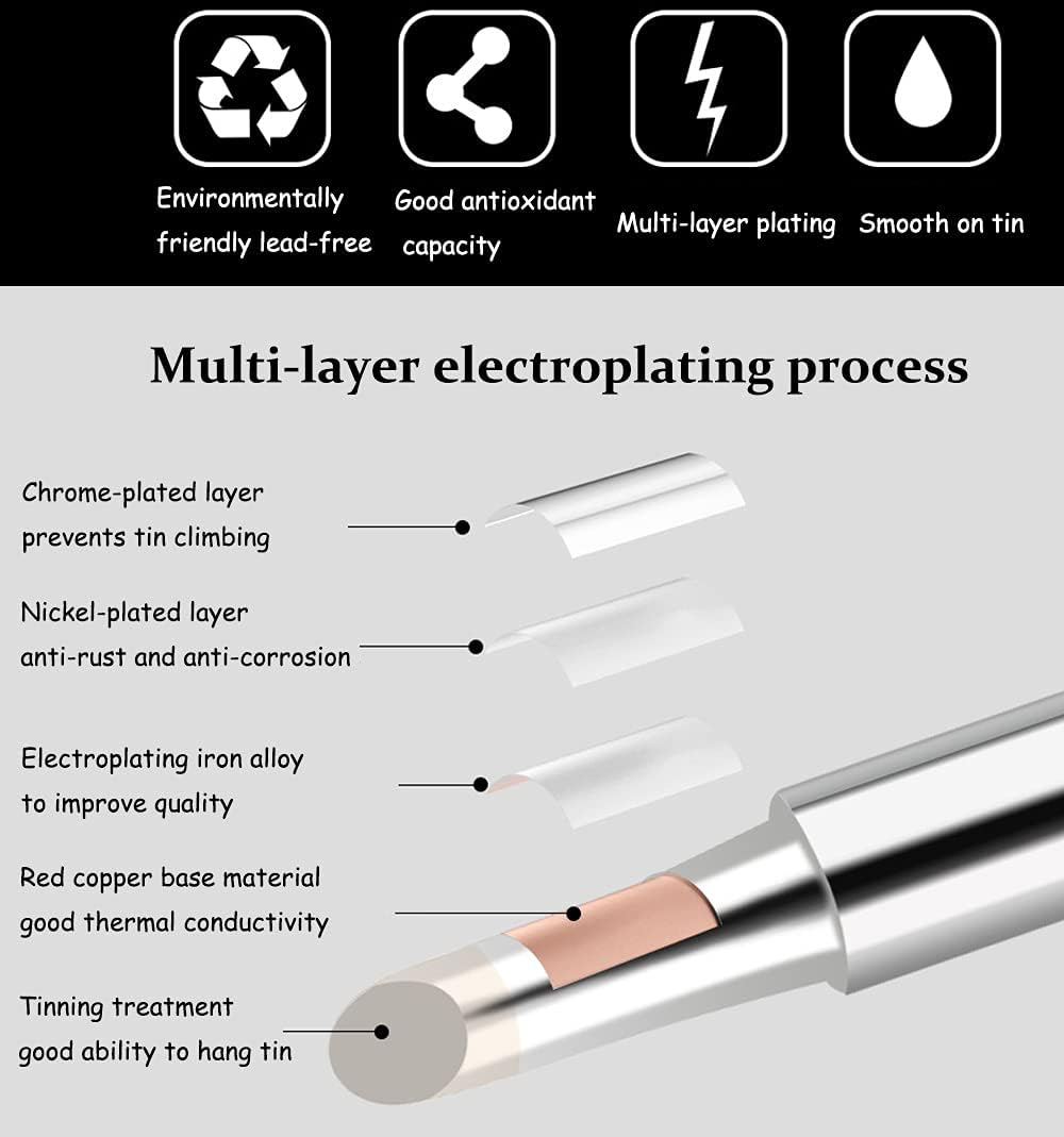 5PCS/10PCS Soldering Iron Tips - Diy Motorcycle Electronics ulasan dan harga