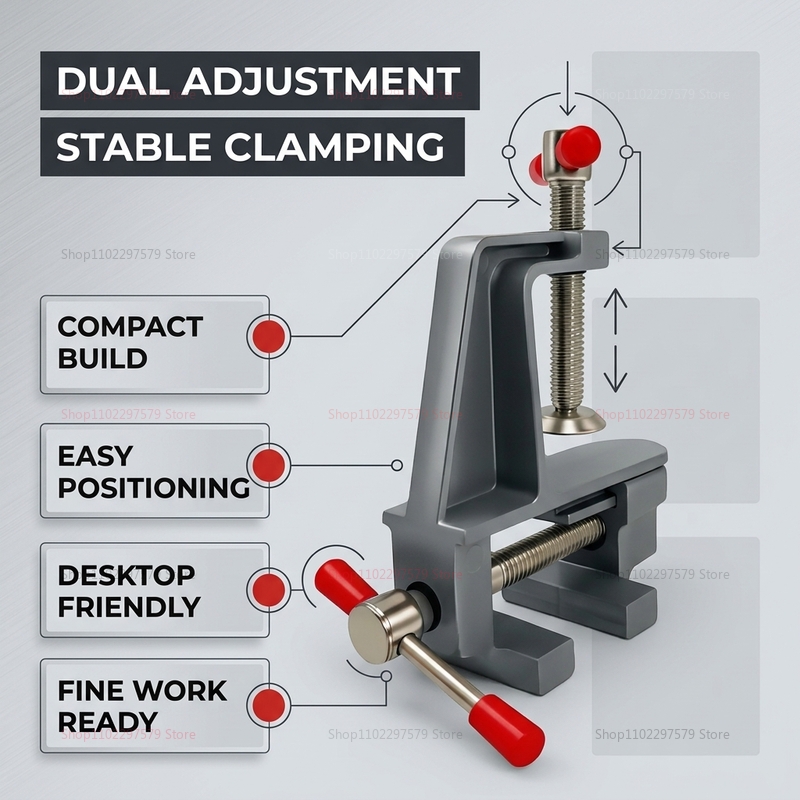 Aluminum Mini Table Bench Vice - Diy Electronics Workbench ulasan dan harga