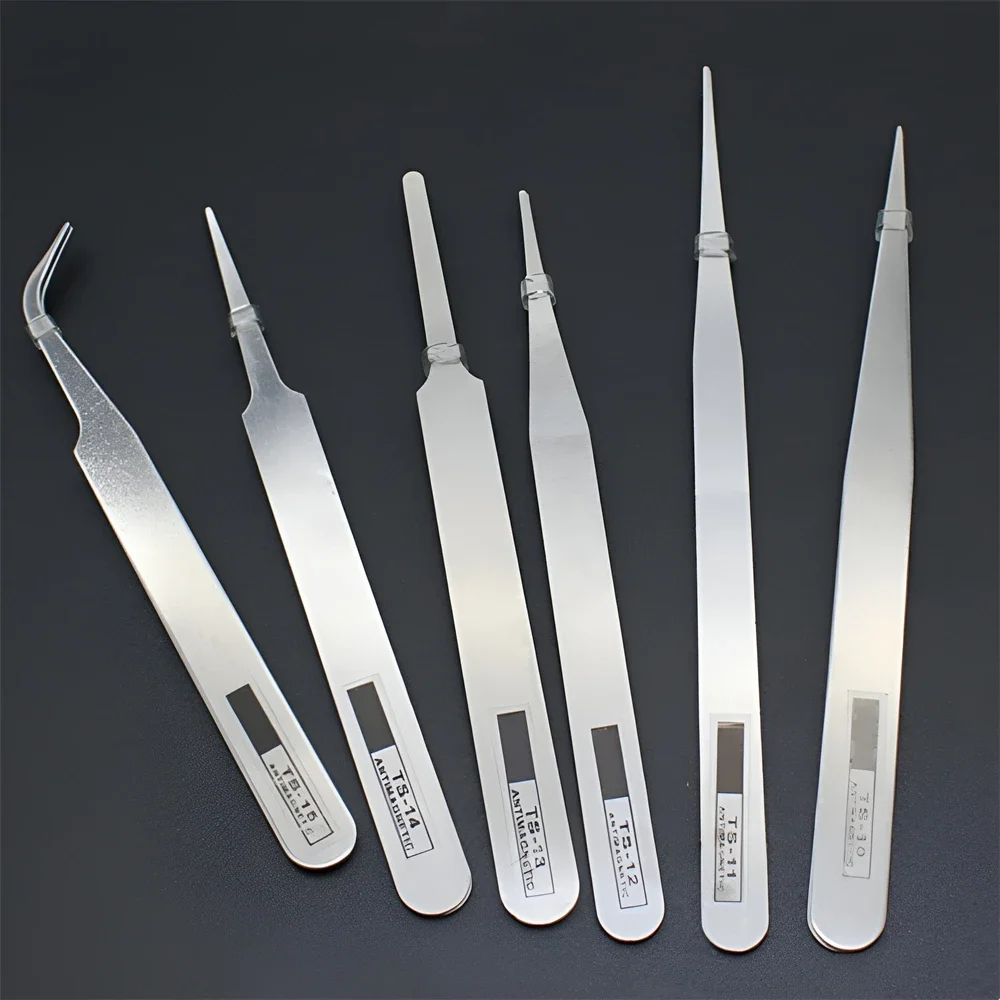 6Pcs Anti-static Stainless Ste - Diy Electronics Set ulasan dan harga