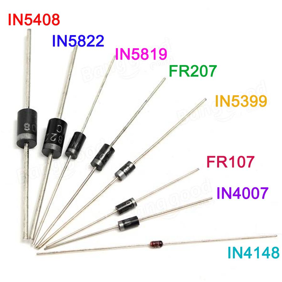 100pcs/lot Rectifier Diode set - Diy Motorcycle Electronics ulasan dan harga