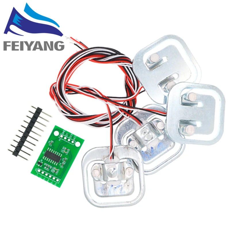 4PCS Human Scale Load Cell Wei - Diy Electronics Load Cell ulasan dan harga