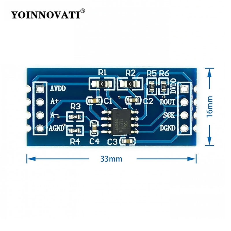TM7711 24Bit Weighing Pressure - Diy Electronics Load Cell ulasan dan harga