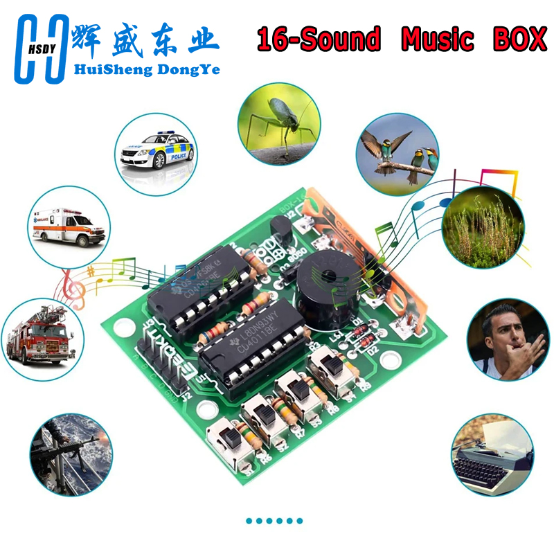 16 Music Sound Box BOX-16 Boar - Diy Electronics Kits For Kids ulasan dan harga