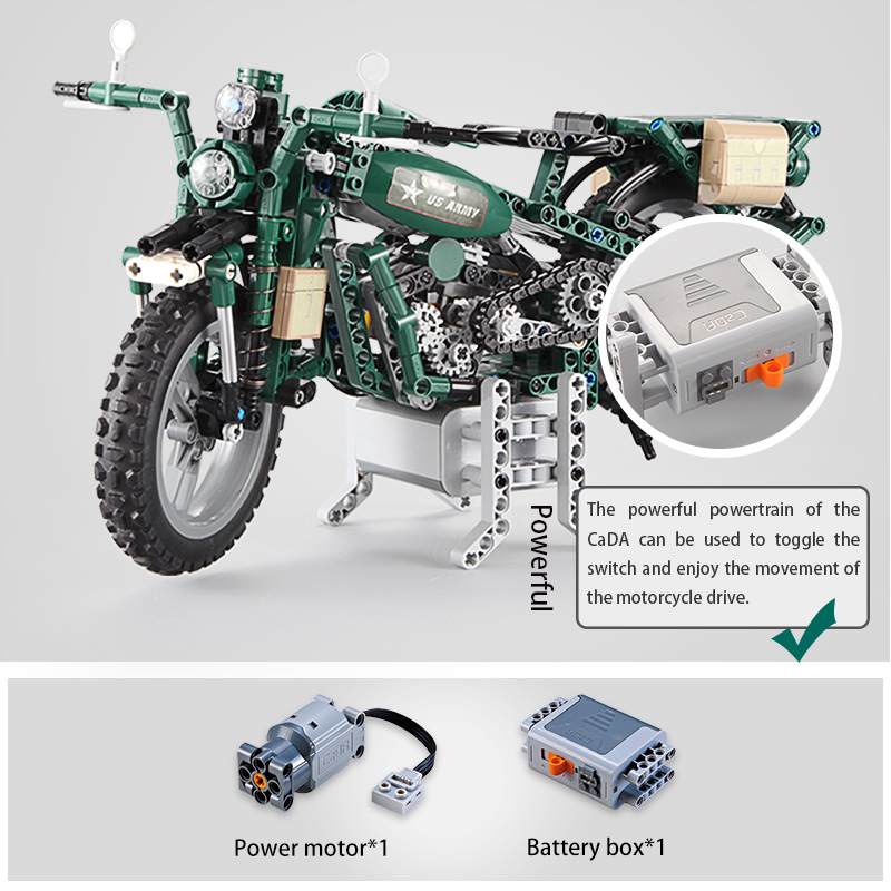 Cada 550PCS City Series Electr - Diy Motorcycle Electronics ulasan dan harga