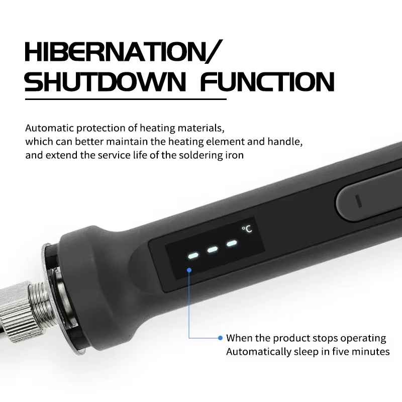 100W Digital Soldering Iron Ki - Diy Electronics Repair ulasan dan harga