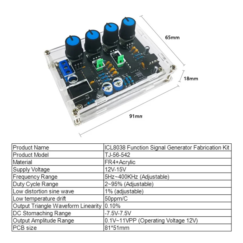 DIY ICL8038 Multifunctional Lo - Diy Electronics Kits For Kids ulasan dan harga