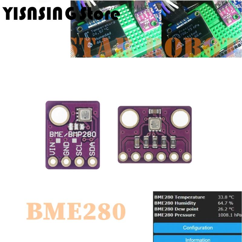 BME280 5V 3.3V Digital Sensor  - Bme280 Humidity Sensor ulasan dan harga