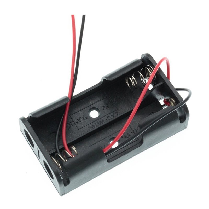 AAAEL-100Pcs 2AA Battery Case  - Diy Electronics Power Supply ulasan dan harga