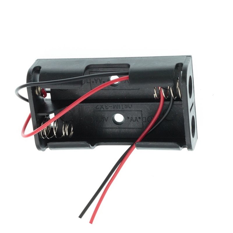 AAAEL-100Pcs 2AA Battery Case  - Diy Electronics Power Supply ulasan dan harga