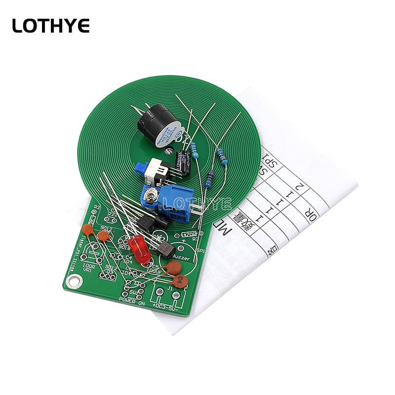 DC 3V-5V Metal Detector Kit DI - Diy Electronics Set ulasan dan harga