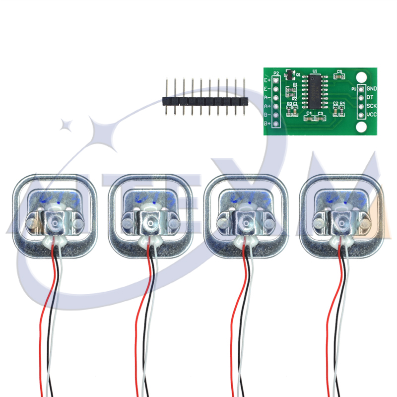 4PCS Human Scale Load Cell Wei - Diy Electronics Load Cell ulasan dan harga