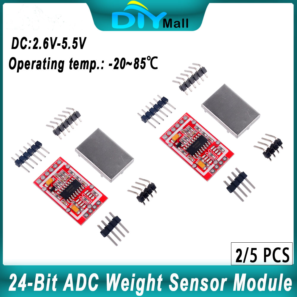 2/5PCS HX711 24-Bit ADC Weight - Diy Electronics Load Cell ulasan dan harga