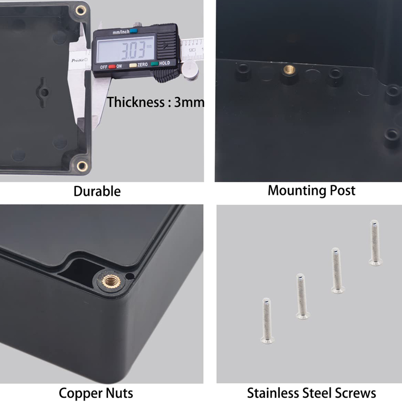 Waterproof Junction Box ABS Pl - Diy Electronics Power Supply ulasan dan harga